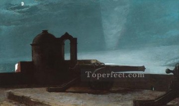  entra Pintura al %C3%B3leo - Reflector en la entrada del puerto pintor realista Winslow Homer